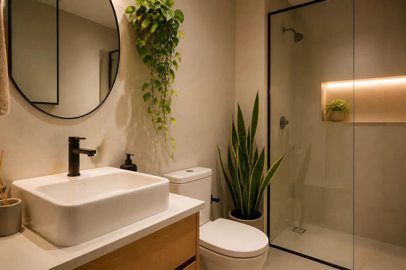Plantas para banheiro sem janela: 8 espécies para pouca luz